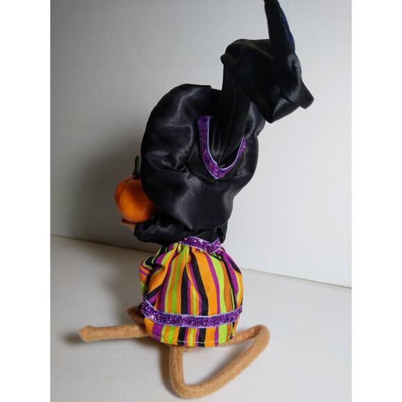 Annalee Mouse Artist Doll Halloween Pumpkin 9 Inch Original 2011 - Picture 3 of 4